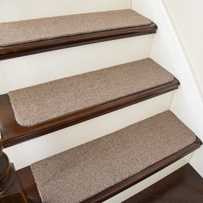 COSY HOMEER Stair Treads Non-Slip for Wooden Steps, 9"x28", Indoor Carpet Stair Runners for Kids Elders and Pets, Machine Washable, 100% Polyester, TPE Backing