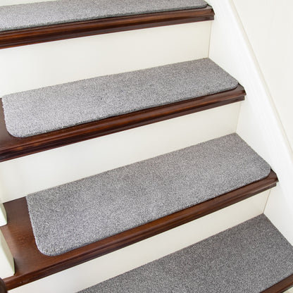 COSY HOMEER Stair Treads Non-Slip for Wooden Steps, 9"x28", Indoor Carpet Stair Runners for Kids Elders and Pets, Machine Washable, 100% Polyester, TPE Backing