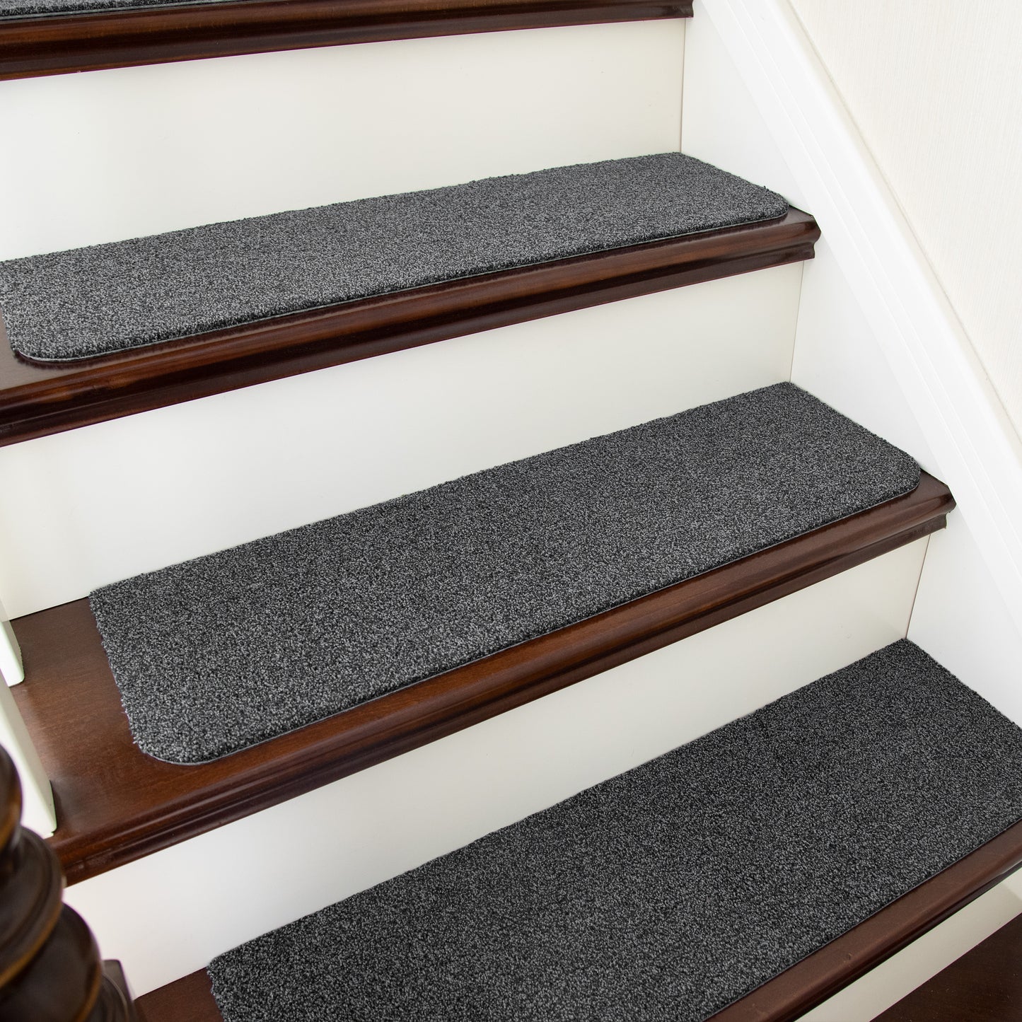 COSY HOMEER Stair Treads Non-Slip for Wooden Steps, 9"x28", Indoor Carpet Stair Runners for Kids Elders and Pets, Machine Washable, 100% Polyester, TPE Backing