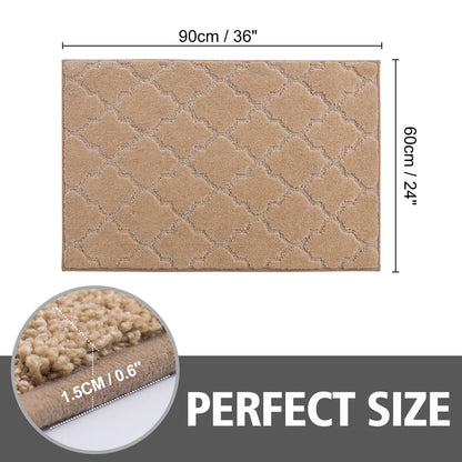 COSY HOMEER Indoor Doormat, Soft and Absorbent Door Mat Non-Slip, Dirt Trapper Mat Door Mats Low Profile Floor Mat Machine Washable for Entrance, Inside, Kitchen, Front Back Door