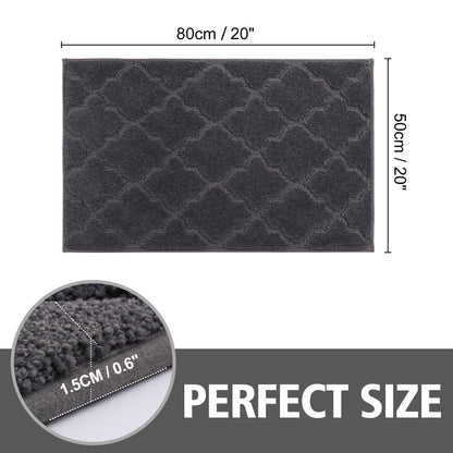 COSY HOMEER Indoor Doormat, Soft and Absorbent Door Mat Non-Slip, Dirt Trapper Mat Door Mats Low Profile Floor Mat Machine Washable for Entrance, Inside, Kitchen, Front Back Door