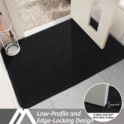 COSY HOMEER Doormat Indoor 24"x36", Soft and Absorbent Door Mat Non-Slip, Dirt Trapper Door Mats Entry Rug Low Profile Floor Mat Machine Washable Rugs for Entryway, Front Back Door, Kitchen