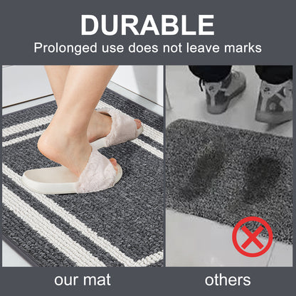 COSY HOMEER Kitchen Rugs and Mats 2 Pieces, Kitchen Runner Carpet Non-Slip, Kitchen Floor Mat Machine Washable, Rugs for Kitchen, Floor and Home